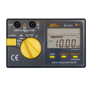เครื่องทดสอบฉนวนไฟฟ้าดิจิตอล MT-2401 10.00M สำหรับงานหนักในอุตสาหกรรม - Product Image 1