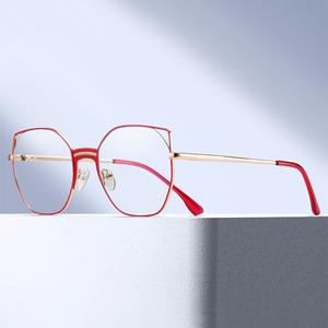 Gafas de Computadora con Armazón Metálico MS 95394, Armazones Ópticos, Diseño de Búho, Logotipo Personalizado, Gafas para Mujer - Product Image 1