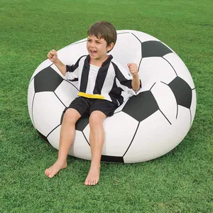 High quality pvc Inflatable football beanbag chair for sale