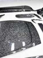 Kit carrosserie M Style en fibre de carbone sèche forgée pour Maserati MC20 : Lame avant, Aileron de pare-chocs avant, Diffuseur de capot, Spoiler, Rétroviseur, Jupes latérales 7D