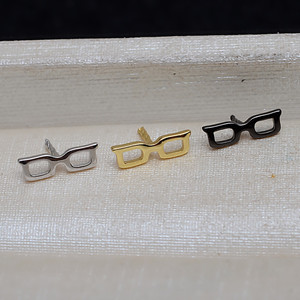 Accesorios Versátiles para Gafas, Plata de Ley S925, Forma Cuadrada, Estilo Barroco, Conector Hueco en Forma de Bola, para Manualidades - Product Image 2