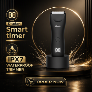 Afeitadora Íntima Masculina, Impermeable, Recargable, Herramienta Eléctrica <span class=keywords><strong>para</strong></span> el Cuidado Personal del Área Privada y el Vello Corporal - Product Image 1