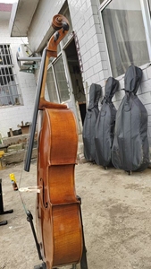 Cello MingShi en érable flammé naturel, bois européen, son chaud, chef-d'œuvre <span class=keywords><strong>acoustique</strong></span>, 4/4 3/4 1/2, fabriqué à la main en Chine - Product Image 3