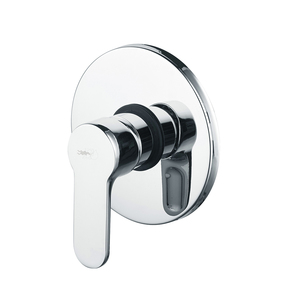Mezclador de Ducha Termostático Monomando Paco Chrome, Acabado Cromado Pulido y Cepillado, Chorro de Lluvia Suave, para Uso en Hoteles y Cocinas - Product Image 1