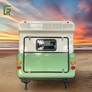 Mini remolque viaje Rv Camper caravana fibra de vidrio aluminio Camping europeo 2024 deslizamiento en traje lágrima luz lujo - Product Image 1