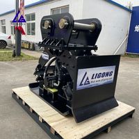 Compacteur hydraulique Ligong Easy Clean à plaque latérale pour excavatrices de 1 à 50 tonnes, garantie 18 mois, entretien quotidien pratique