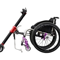 Kit de conversion de fauteuil roulant manuel en vélo électrique avec moteur 350W pour fauteuil roulant, vente en gros