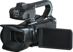 Caméra de vlog avec enregistrement vidéo FHD 6K, photos 64MP (interpolation), prise en charge HDMI, microphone externe, vision nocturne IR - Product Image 4