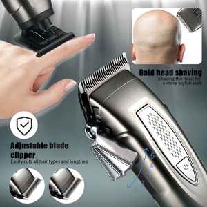 Pritech Draadloze Haarsnijmachine Oplaadbare Baardscheerapparaat Professionele Tondeuse Met Draadloos Opladen - Product Image 3