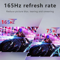 Écran d'ordinateur LED Rebekah Factory, moniteur de jeu PC de bureau 165 Hz, 144 Hz, écran incurvé 1800R de 24, 27, 32, 34 pouces, moniteur LCD