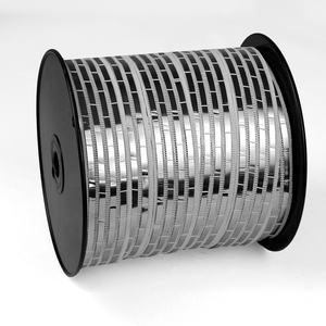 Bande <span class=keywords><strong>de</strong></span> clôture électrique pour animaux <span class=keywords><strong>en</strong></span> acier inoxydable et PEHD résistante aux UV, antirouille, bleue, pour le bétail, les chevaux et les bovins <span class=keywords><strong>en</strong></span> pâturage temporaire - Product Image 6