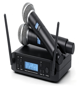 Second Hand Professional GLXD4 Dual <b>Wireless</b> <b>Microphone</b> Set for Karaoke & Conference - Product Image 1
