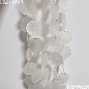 Decorazioni di Lusso alla Moda per Matrimoni all'Aperto, Ghirlanda di Campanelli a Vento in Conchiglia, Tenda di Perle Madreperla per Eventi e Feste, Vendita all'Ingrosso - Product Image 2