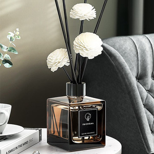 200ml Chai thủy tinh sang trọng Bộ Quà Tặng Tinh dầu tự nhiên khuếch tán hương liệu nến thơm trang trí nhà hương thơm - Product Image 4