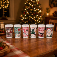 Tasse à café de Noël en gros, base stable créative, antidérapante, Père Noël, bonhomme de neige, tasse à thé fantaisie pour les fêtes, maison et bureau