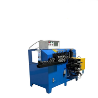 Machine automatique de fabrication d'anneaux en O en fil d'acier plat et rond, pour le formage par roulage et pliage en spirale de joints toriques en acier