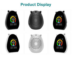 <span class=keywords><strong>Medidor</strong></span> de <span class=keywords><strong>CO2</strong></span> con Pantalla LED al por Mayor, Aprobado por la CE en 2022, Monitor de <span class=keywords><strong>CO2</strong></span> con Temperatura y Humedad NDIR, Detector de Calidad del Aire para Hospitales - Product Image 5