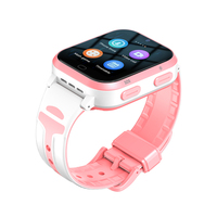 Reloj Inteligente 4G para Niños con Ranura para Tarjeta SIM, GPS, WiFi, Zona de Seguridad, Geo Fencing, Pantalla TFT, Resistente al Agua IP67, Correa de Silicona, Control Remoto