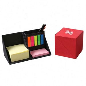 Multi-Purpose Storage Organizer with Adhesive <b>Sticky</b> <b>Notes</b> - Perfect for Home, Office, and School Organization - Product Image 1