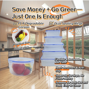 2000ml dikdörtgen plastik gıda saklama kutuları kapaklar PP malzeme nem geçirmez taze tutma eşya kutuları tedarik tazelik kutuları - Product Image 2