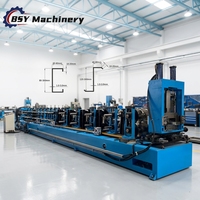 Machine de profilage de poutrelles en acier CZ robuste de 30-40 mm d'épaisseur, à commande PLC, à entraînement par engrenages, haute précision, automatique
