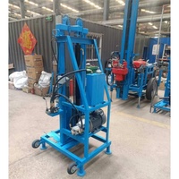 Mini-foreuse rotative sur roues pour puits d'eau, économique, facilement déplaçable, profondeur 100m
