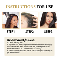 Serum Roller Perawatan Rambut untuk Melembapkan, Menebalkan, dan Menghaluskan Akar Rambut