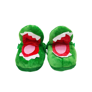 Pantoufles en crocodile à bouche ouverte personnalisées Pantoufles amusantes en peluche pour enfants et adultes Pantoufles en crocodile personnalisées - Product Image 6