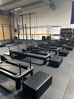 Reformer de Pilates de Aleación de Aluminio Ajustable para Entrenamiento de Core, Duradero y Ergonómico, para Estudio de Yoga y Fisicoculturismo, con 5 Años de Garantía