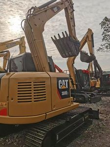 รถขุดตีนตะขาบขนาดเล็ก Caterpillar 308E2‑CR 8 ตัน มือสอง พร้อมใบรับรอง CE EPA ระบบไฮดรอลิก หัวต่อแบบเร็ว บูมหมุนได้ เหมาะสำหรับงานเทศบาลและสวนสาธารณะ - Product Image 4