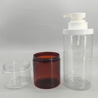 Pot vide de luxe 360 ml avec pompe et large ouverture pour masque capillaire, après-shampoing revitalisant, beurre corporel et crèmes de soin