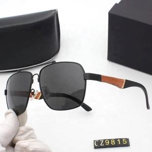 Lunettes de soleil polarisées de luxe rétro 2023, protection UV400, haute qualité, vente en gros, hommes femmes, couleurs de monture bleu noir vert - Product Image 5