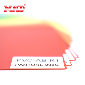 無料サンプルカスタムカラーPVCカードカラーボーダープラスチックカードインレイシート - Product Image 5