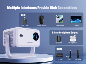 Proyector Inteligente Magcubic L018 4K Nativo 1080P, Corrección Trapezoidal Automática, Android 11, WiFi6, Portátil para Exteriores - Product Image 5