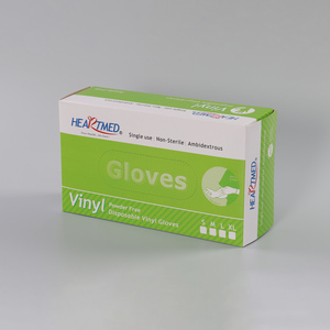 Food Service Disposable Vinyl Gloves 24CM Silicone-Free Powder-Free Non Sterile Clear Smooth Texture Customizable - Product Image 4