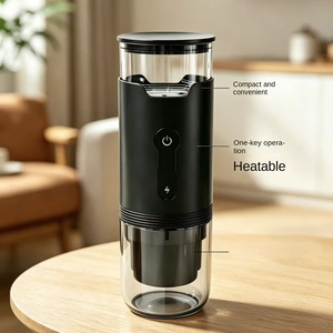 Machine à expresso portable la plus vendue, mini <span class=keywords><strong>cafetière</strong></span> chauffante, filtre à pression manuel, pot à café en poudre, <span class=keywords><strong>petite</strong></span> capsule 51 mm - Product Image 1