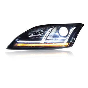 JH pour <span class=keywords><strong>Audi</strong></span> <span class=keywords><strong>TT</strong></span>, ensemble de phares 2006-2014, feux de jour à LED modifiés et clignotants, lentille à double faisceau, <span class=keywords><strong>12V</strong></span>, neuf, 6000K - Product Image 1