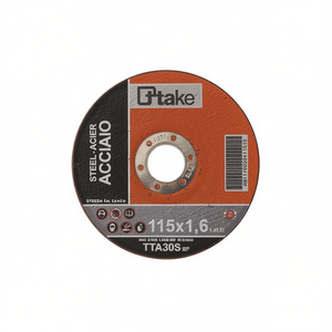 TTAKE ใบเจียรแบบแบน 115x1.6 มม. สำหรับตัดและเจียรเหล็ก - Product Image 2