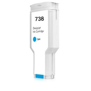 ซุปเปอร์คัลเลอร์ HP 738 สำหรับเครื่องพิมพ์ HP DesignJet T850 T950 ตลับหมึกพิมพ์ขนาด 300 มล. พร้อมชิปและหมึกพิกเมนต์ - Product Image 2
