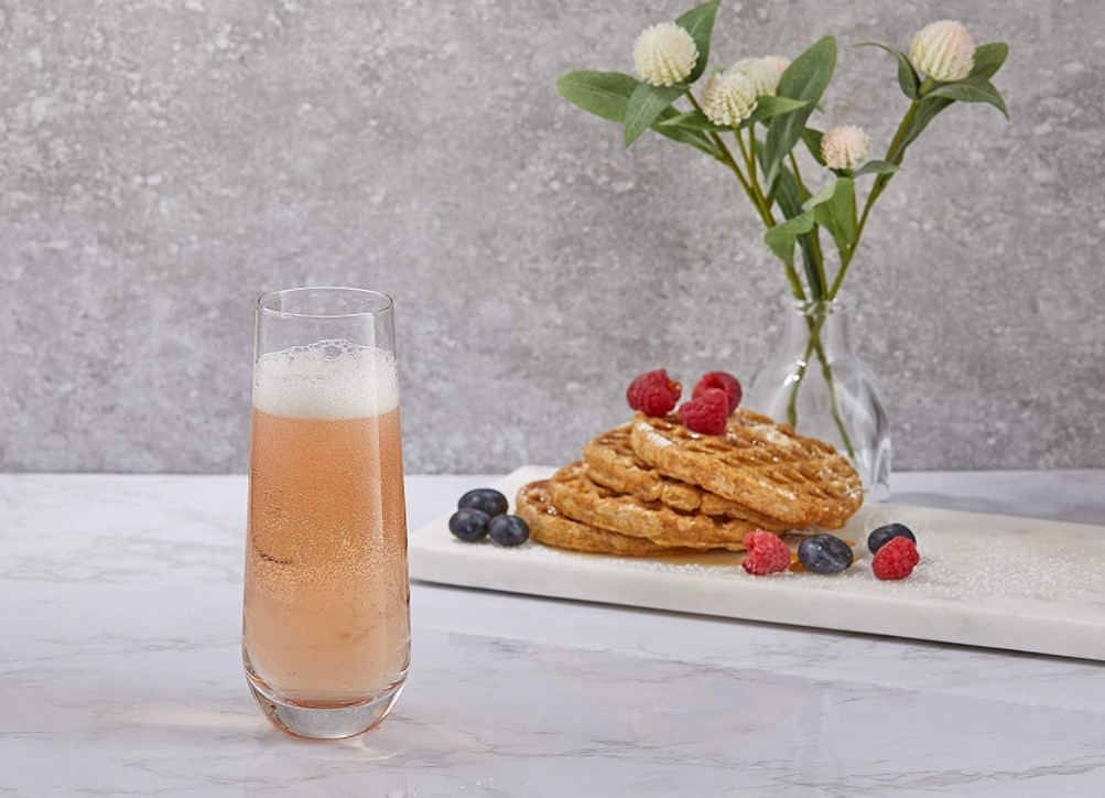 champagne glass without stem OEM logo or color drinking glass cup