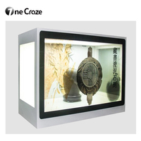 Boîte d'affichage holographique tactile d'intérieur, écran LCD transparent interactif 3D, vitrine Holobox