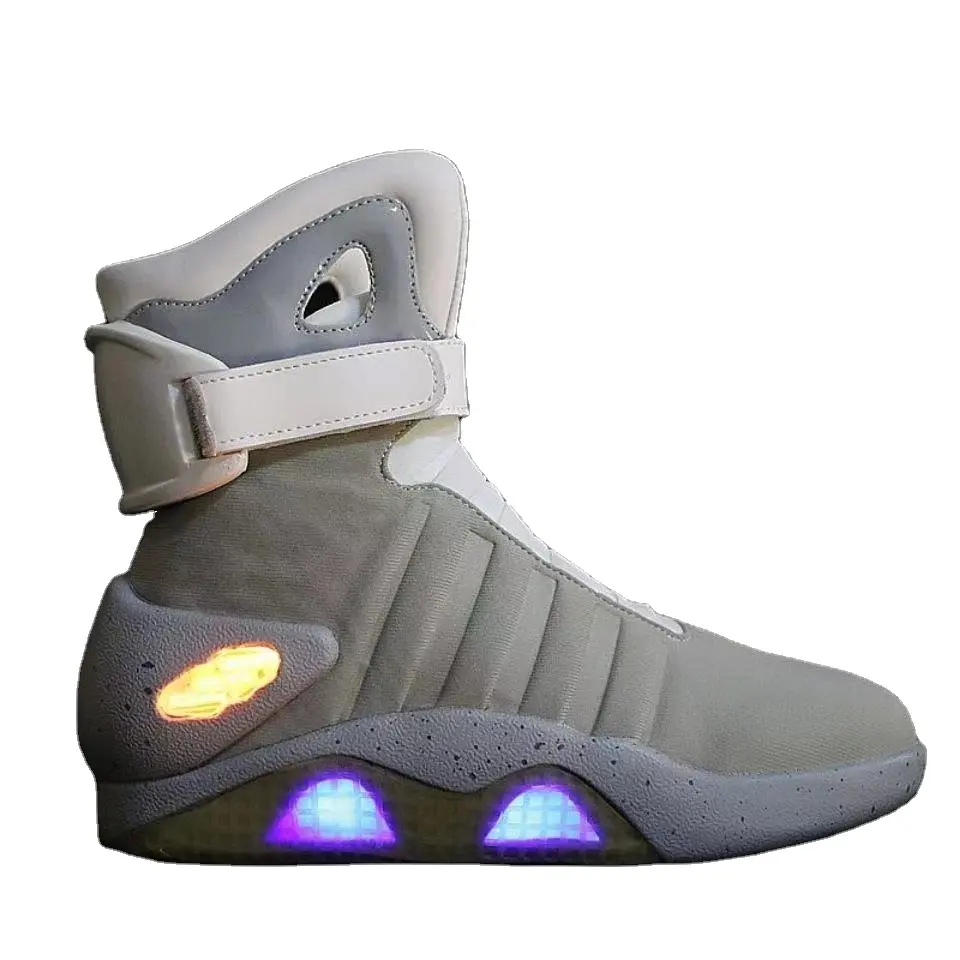 2021 New Design Luxury Breathable Wonderful High-Street Really Cool Guy's Shinning Men's Air Mag Back To The Future Shoes