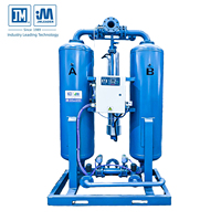 Sécheur d'air déshydratant à double tour à micro-chauffage 4,8 Nm/min 380 V, sécheur d'air à adsorption régénérative pour compresseur d'air à vis