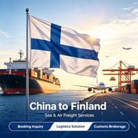 Agent d'expédition de marchandises sensibles et dangereuses Chine vers Finlande Helsinki Services logistiques express LCL Transitaire aérien et maritime