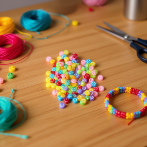 Ilan Abalorios Cuentas Multicolor con Cara Sonriente de 4x7mm, Aprox. 17g - Product Image 3