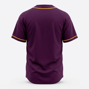 Camiseta de Béisbol Personalizada 2026, Uniforme de Béisbol y Sóftbol Unisex, Transpirable, Talla Grande, 100% Poliéster, Cuello en V, Impresión por Transferencia de Calor - Product Image 5