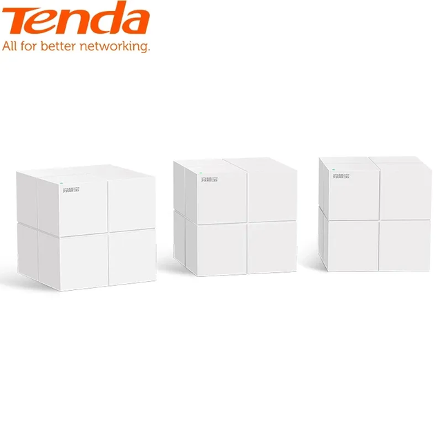 Tenda Nova Mesh WiFi System MW6 - Covers up to 3500 Sq.ft - AC1200 Whole Home WiFi Mesh System - Gigabit Dual-Band Mesh Network