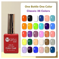 Kit Professionnel de Gros d'Ongles Semi-Permanents en Gel UV de Haute Qualité 36 Couleurs pour Fournitures d'Art des Ongles Certifié Professionnel