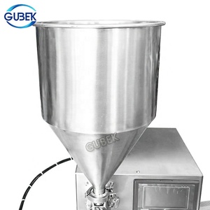 Remplisseuse de pâte semi-<span class=keywords><strong>automatique</strong></span> GUBEK: résistante à la corrosion pour pâte d'olive, baume à lèvres, sauce Hoisin et graisse marine - Product Image 5