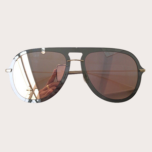 Caliente de ojo de gato gafas de sol hombres mujeres superior plano espejo de lujo gafas de sol para las mujeres de la marca de - Product Image 5